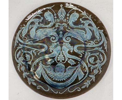 BARUM WEAR, M.J TULLOH CERARMIC PLATE DATED TO VERSO 188329cm W
