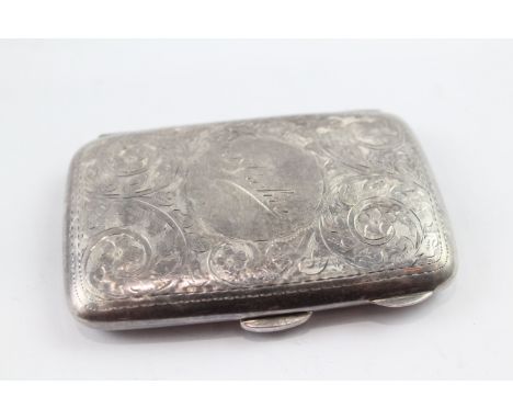  A .925 STERLING SILVER LADIES CIGARETTE CASEWeight: 69gms