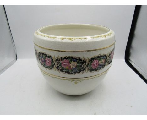 Ceramic Jardiniere with floral detail 