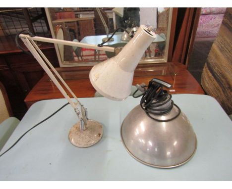 Angle Poise lamp and Photax light 