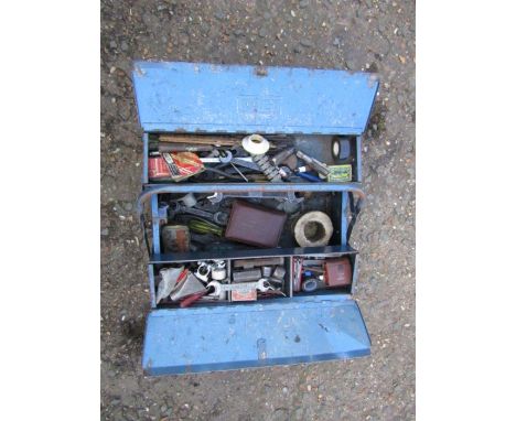 Tool box with tools