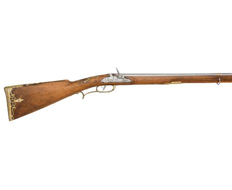 A 62-BORE SOUTH GERMAN FLINTLOCK SPORTING GUN, CIRCA 1775-80, IN THE MANNER OF CHRISTIAN KÖRBER OF INGELFINGEN with shortened