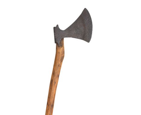 **A NORTH-WEST EUROPEAN WAR AXE, 11TH CENTURY of flat wedge-shaped section formed with a reinforced curved leading edge and s