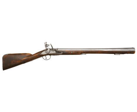 A FLINTLOCK BLUNDERBUSS OF MILITARY TYPE, GERMAN OR LOW COUNTRIES, EARLY 18TH CENTURY with sighted barrel struck with barrelm