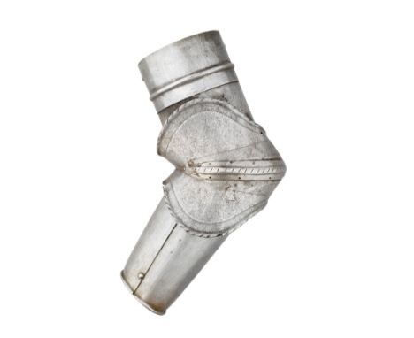 **A NORTH ITALIAN VAMBRACE FOR THE LEFT ARM, MID-16TH CENTURY AND 19TH CENTURY with tubular upper and lower cannons (restored
