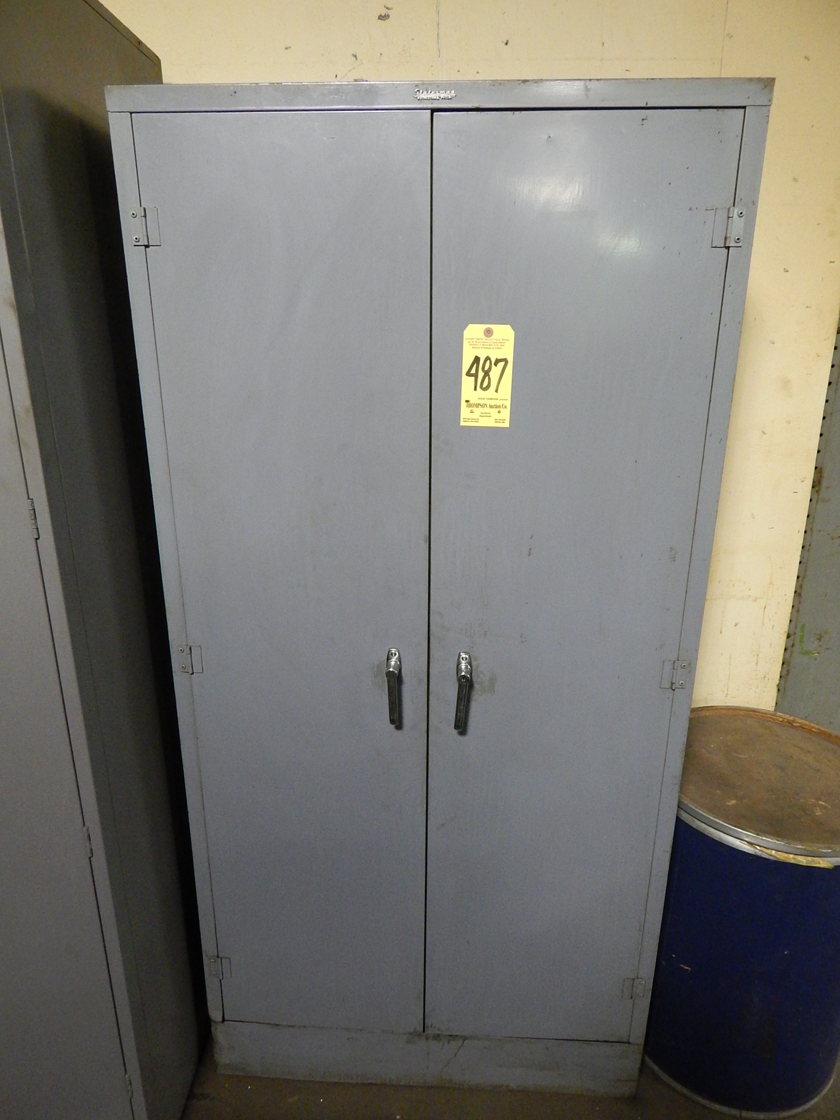 2Door Upright Storage with Contents