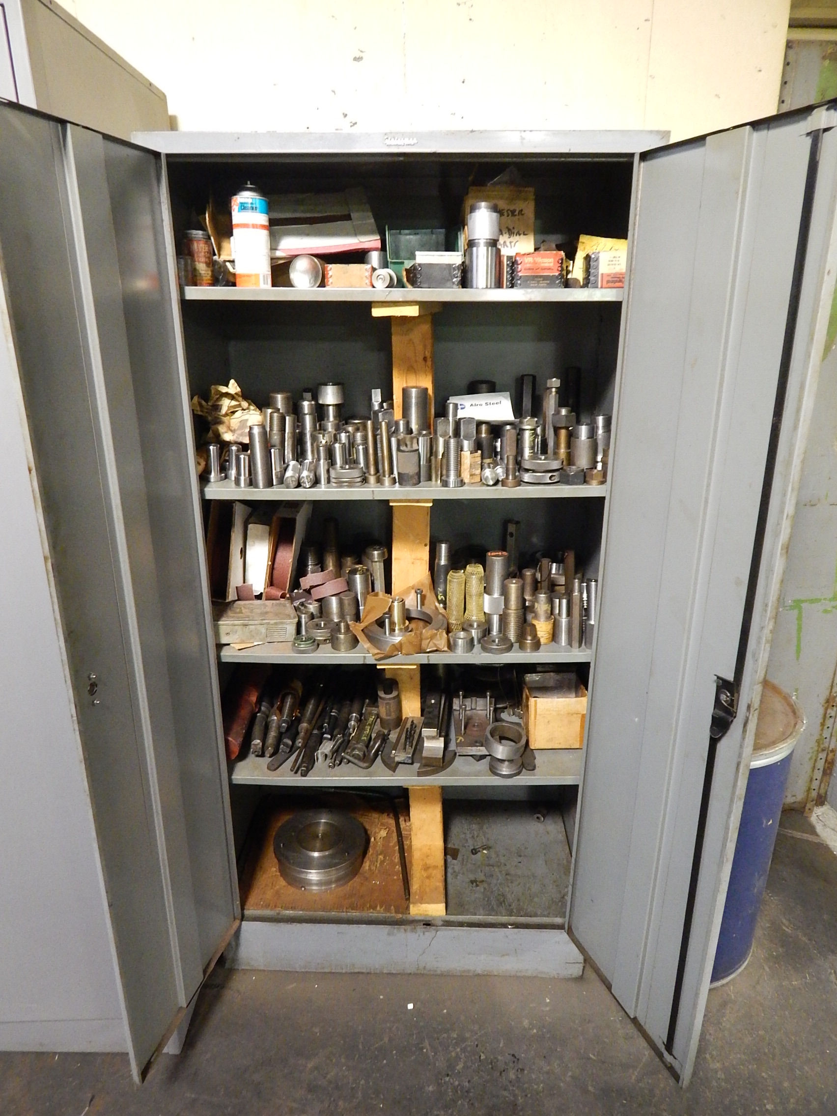 2Door Upright Storage with Contents