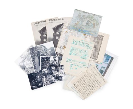 JESSIE MARION KING (1875 – 1949) AND ERNEST ARCHIBALD TAYLOR (1874-1951)   ARCHIVE OFfolder correspondence from Jessie M. Kin