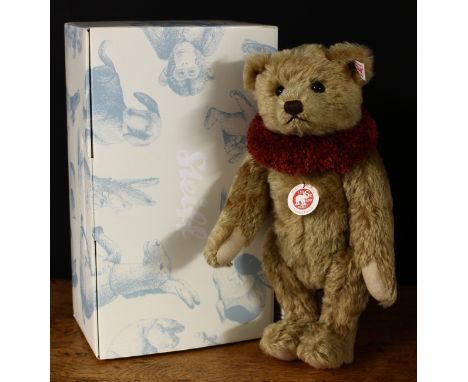 Steiff (Germany) EAN 656569 Yes/No teddy bear, trademark Steiff button to ear with red and white tag, 30cm high, boxed, Limit