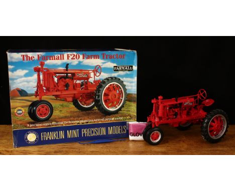 Agricultural Interest - a Franklin Mint Precision Models 1:12 scale McCormick-Deering Farmall F20 farm tractor, boxed with in