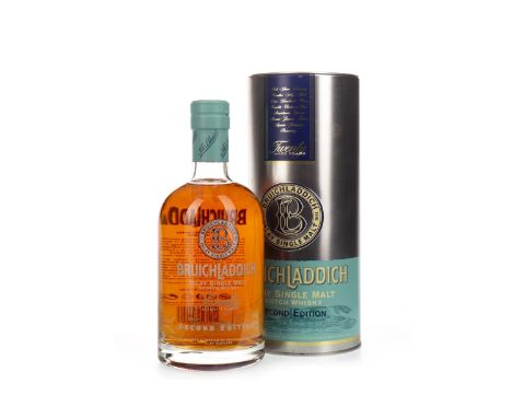 BRUICHLADDICH 20 YEARS OLD SECOND EDITION Single Malt Scotch Whisky 700ml, 46% volume, in tin.