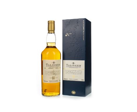 TALISKER AGED 18 YEARS Single Malt Scotch Whisky 750ml, 45.8% volume, in carton.