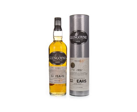 GLENGOYNE 12 YEARS OLD Single Malt Scotch Whisky Matured in sherry casks. 70cl, 43% volume, in tube.