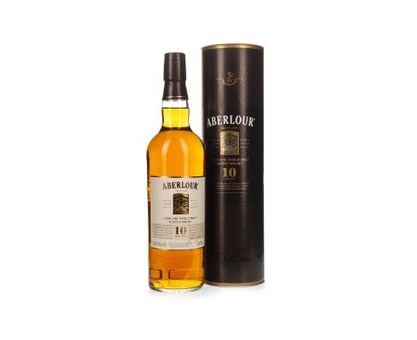 ABERLOUR 10 YEARS OLD Single Malt Scotch Whisky 70cl, 40% volume, in tube.