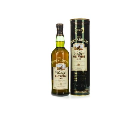 FAMOUS GROUSE 1987 MALT AGED 12 YEARS Blended Malt Scotch Whisky 70cl, 40% volume, in tin.