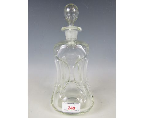 A Victorian kutrolf decanter