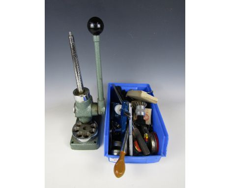 A quantity of watchmakers' and jewellers' tools