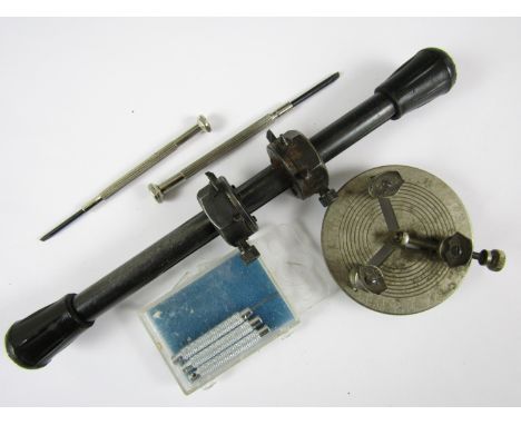 A quantity of watch makers' tools