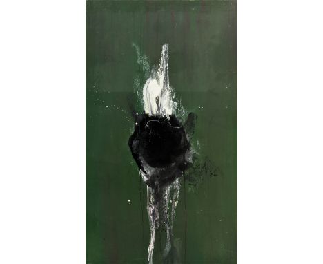 MANNER OF GRAHAM SUTHERLAND, 'Abstract', oil on canvas, 150cm x 80cm. 
