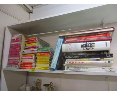 A quantity of Ordnance Survey maps, together with a small quantity of Art reference books 