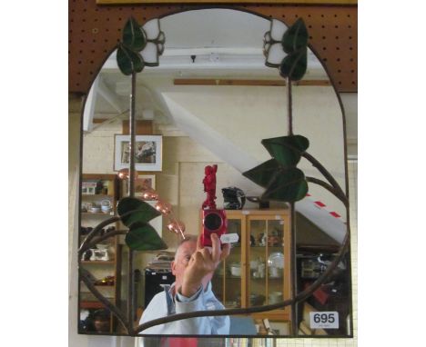 A stained glass style mirror