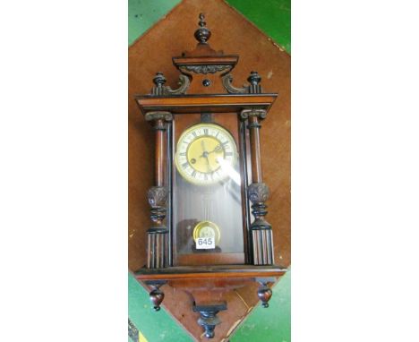 A Victorian wall clock