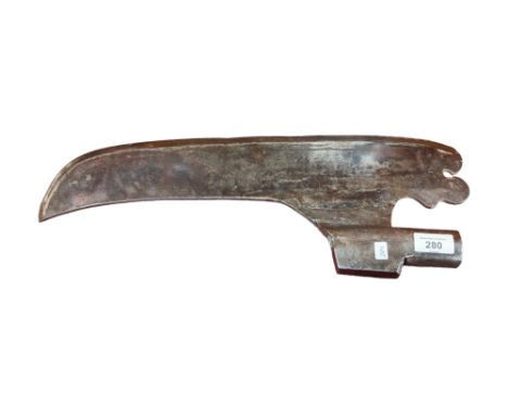 ANTIQUE POLE AXE BLADE 20.5" LONG 
