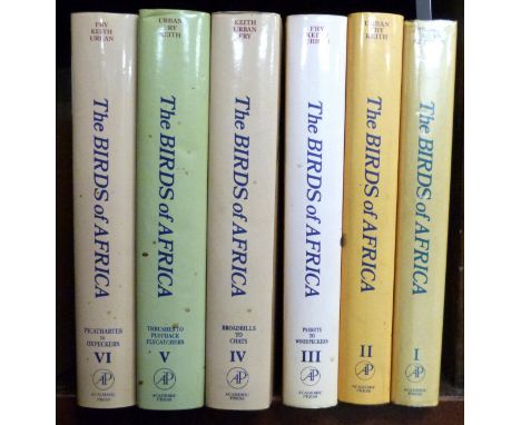 LESLIE H BROWN, EMIL K URBAN &amp; KENNETH NEWMAN AND OTHERS: THE BIRDS OF AFRICA, Academic Press, 1982-2000, 1st edition, vo