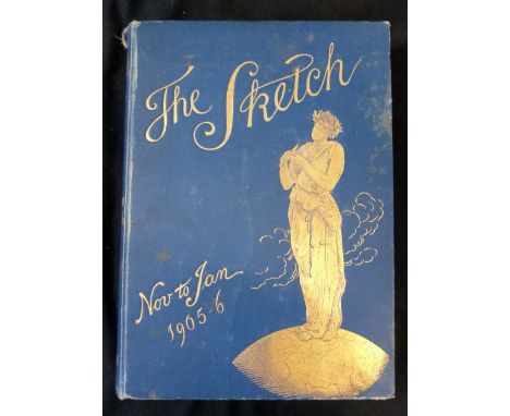THE SKETCH, A JOURNAL OF ART AND ACTUALITY, London, The Illustrated London News and Sketch, 1905-06, vol 52, fo, original pic