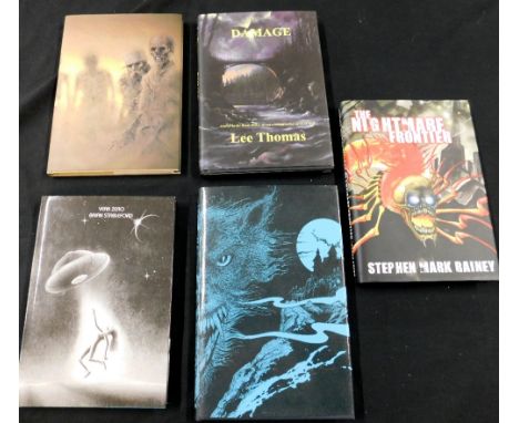BRIAN STABLEFORD: YEAR ZERO, Mountain Ash, Sarob Science Fiction and Fantasy, 2000 (300), signed, original cloth, d/w + BASIL