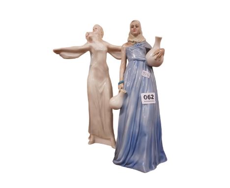 2 LARGE ROYAL DOULTON FIGURES 