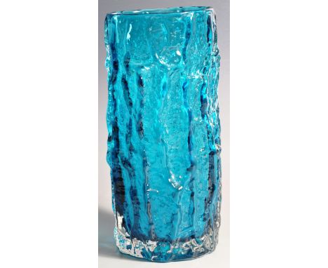 Geoffrey Baxter - Whitefriars - Textured Range - Model 9691 - An original retro vintage 1960's British studio art glass vase 