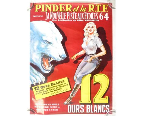 Pinder Et La R.T.F. - La Nouvelle Piste Aux Étoiles 64 Une Réalisation De Gilles Margaritis - An original vintage 1960's circ