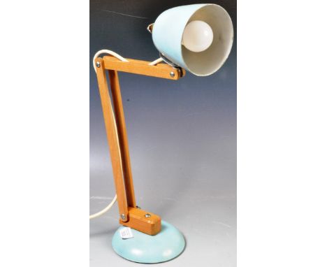 Terence Conran - Habitat - Mac Lamp No.8 - A retro vintage 1960's adjustable anglepoise desk / table work lamp light by Teren