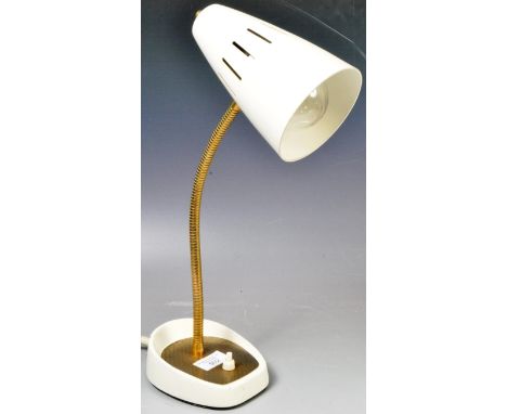 Pifco - Model 971 - An original 1970's retro vintage gooseneck desk lamp / reading lamp light by Pifco model 971. The lamp fi