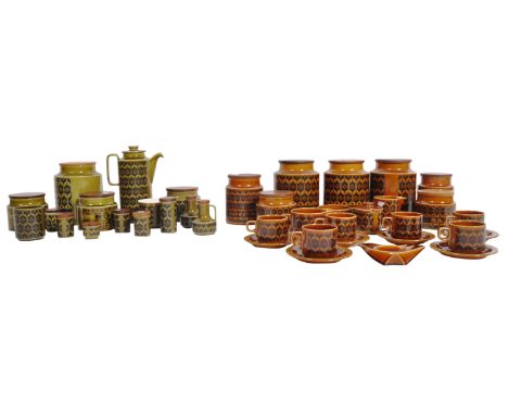 John Clappison - Hornsea - Heirloom - An extensive collection of original vintage retro 1970's pottery kitchenware to include