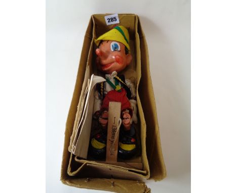 Boxed Pelham Puppet of Pinocchio