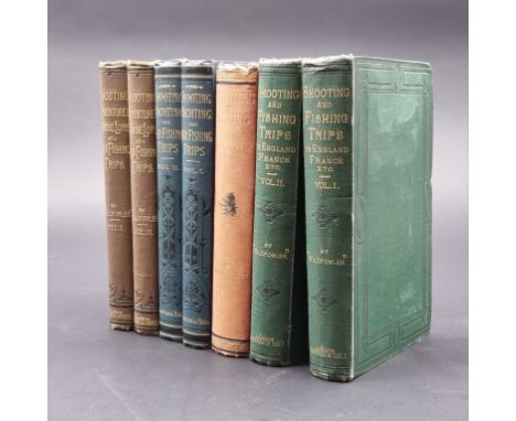 WILDFOWLER:&nbsp;'Shooting Adventures Canine Lore and Sea-Fishing Trips..': London, Chapman and Hall, 1879. FIRST EDITION. 2 