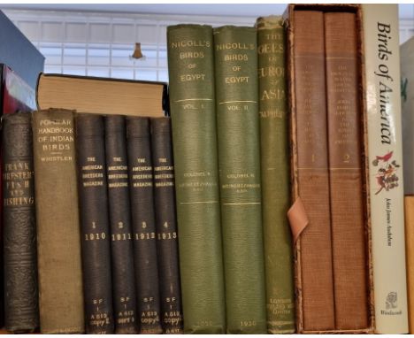 MEINERTZHAGEN (Colonel R):&nbsp;'Nicholls's Birds of Egypt...': London, Hugh Rees Ltd, 1930: 2 vols, publishers green cloth g