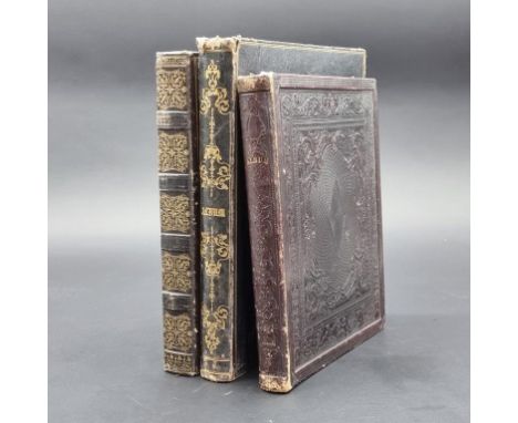 SCRAP ALBUMS:&nbsp;group of 3 19thc albums containing prints, manuscript and watercolours, some contents excised, 4to. (3)