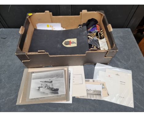 NAVAL EPAULETTES:&nbsp;a quantity in tray: together with&nbsp; misc. naval and nautical ephemera/photographs: plus 2 issues '