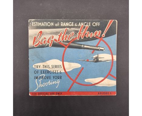 RAF SHOOTING GUIDE:&nbsp;World War II: 'Bag the Hun! estimation of range &amp; angle off...try this series of exercises &amp;