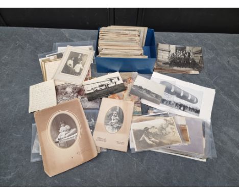 POSTCARDS &amp; PHOTOGRAPHS:&nbsp;group of approx 300 postcards, mixed subjects, to include interesting RP of German prisoner