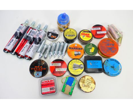 Lot to include various air gun pellets, CO2 canisters BB pellets and similar. [W]

We can pack for £5 only and you will need 