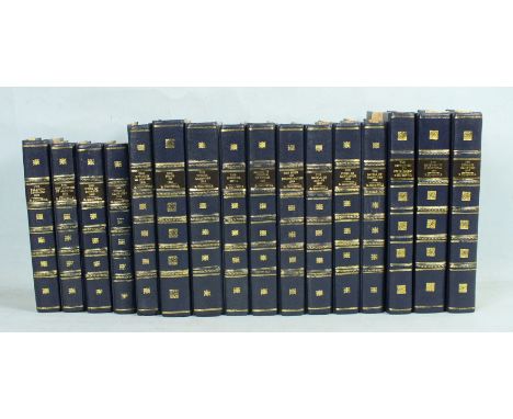Cornwell (Bernard), Works, 16 vols, mostly first editions, rebound hf blue mor gt, 8vo, 1981-2004 (16).