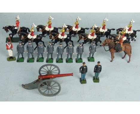 Britains and others, a quantity of lead figures, including RAF Regiment (8), a Timpo Queen Elizabeth on standing horse, Life 