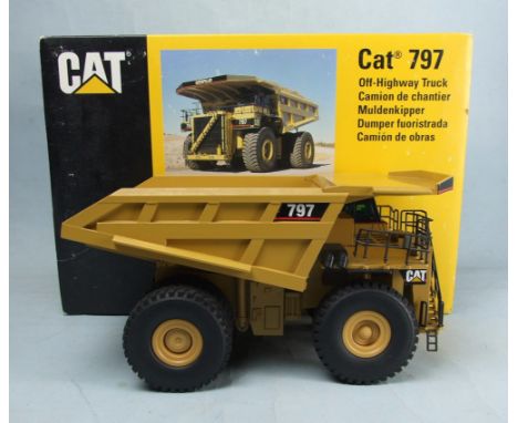 NZG no.466 1/50th scale diecast model of a Cat 797 Off-Highway Truck, with polystyrene packing and sleeve.