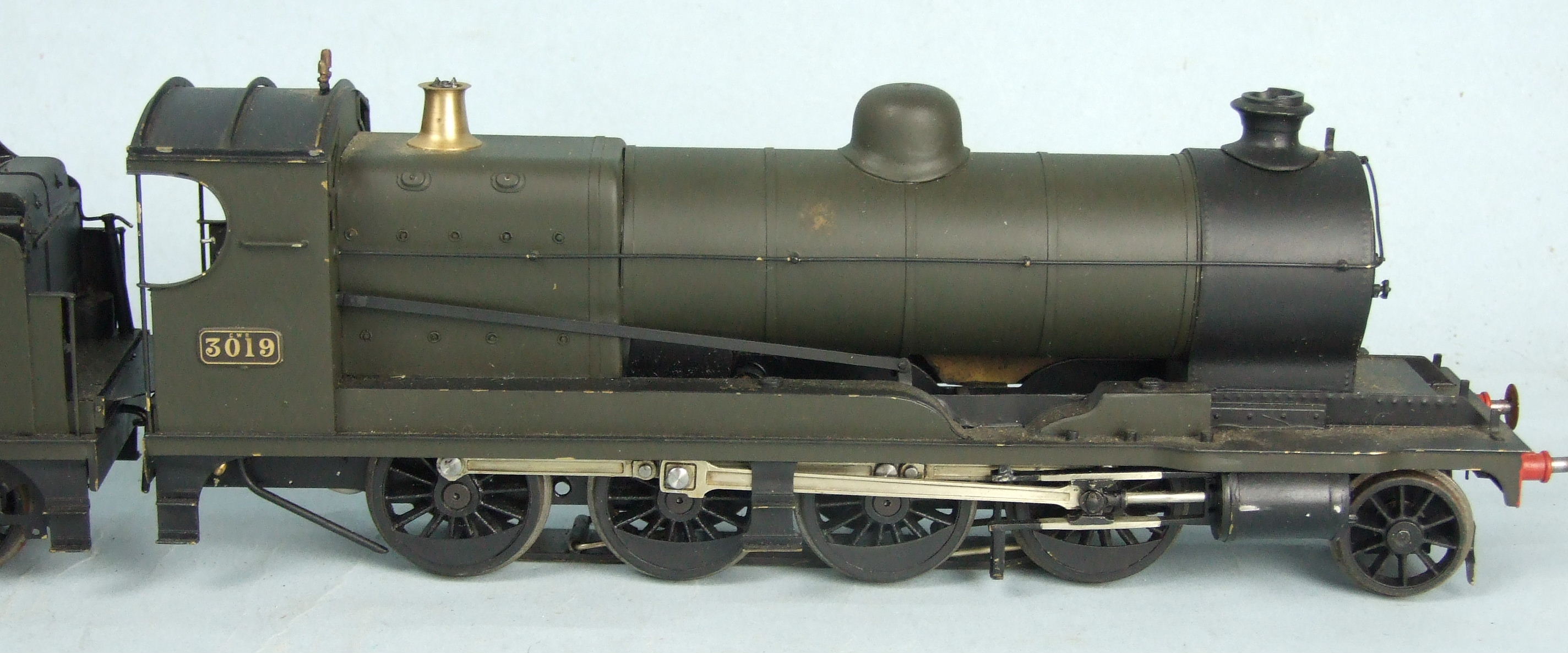 O Gauge, a kitbuilt 280 3000 Class GWR no.3019, electric, with tender, stamped 'Gla