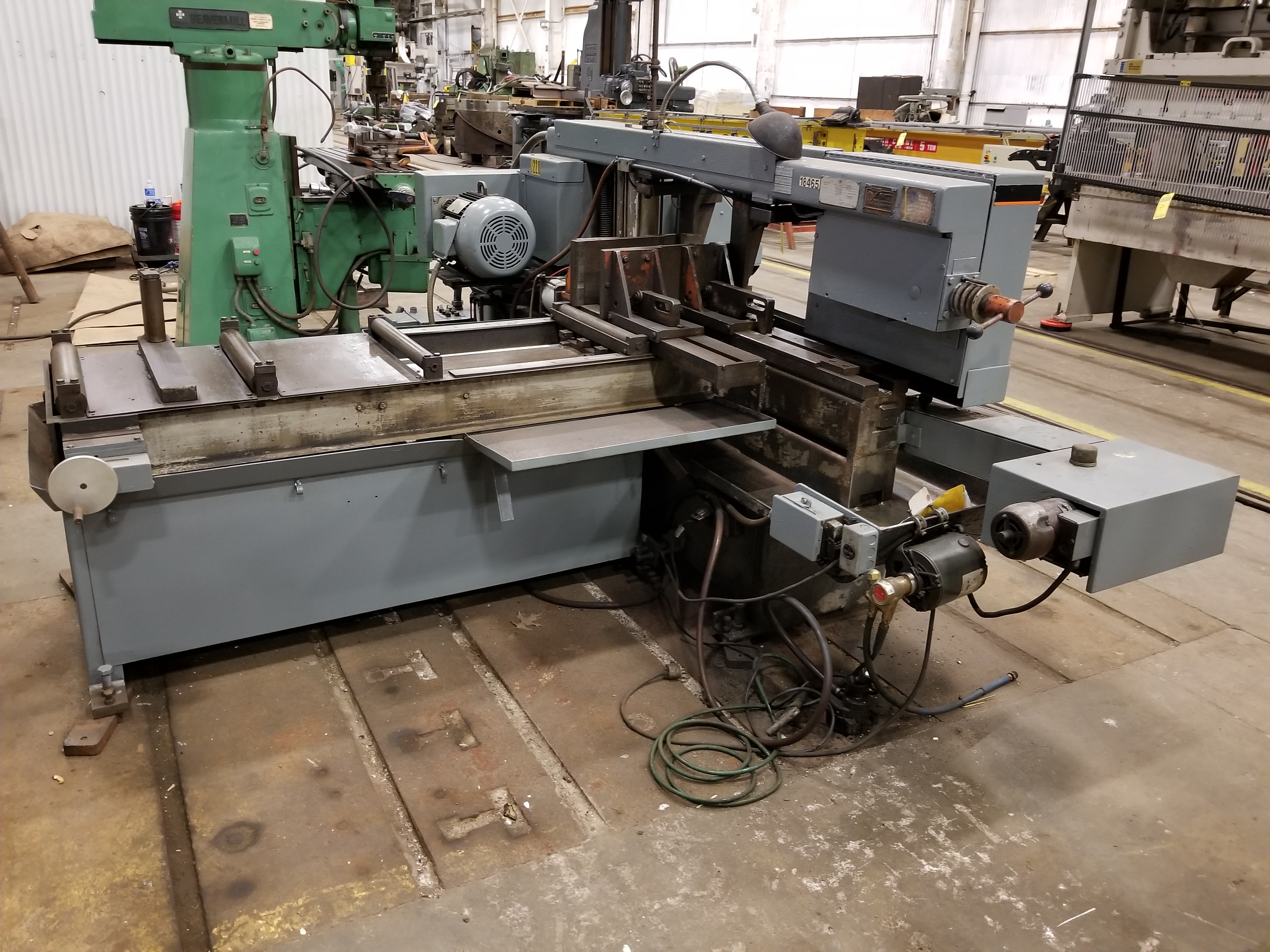 HEM SAW AUTOMATIC HORIZONTAL BAND SAW, MODEL H105A, 14