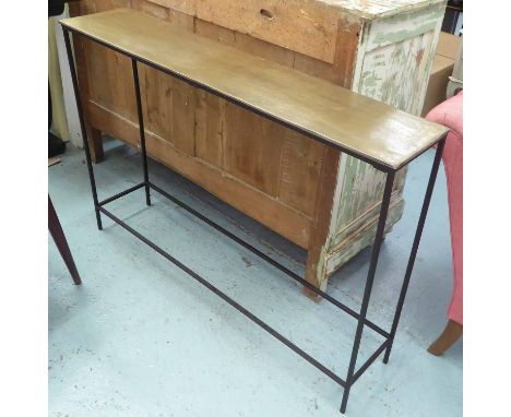 CONSOLE TABLE, vintage style, bronzed finish, 81cm H.